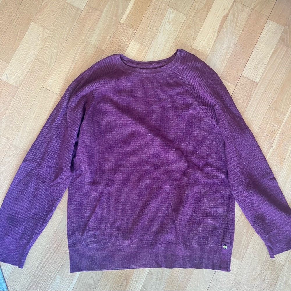 Mens Maroon Barbour Sweater